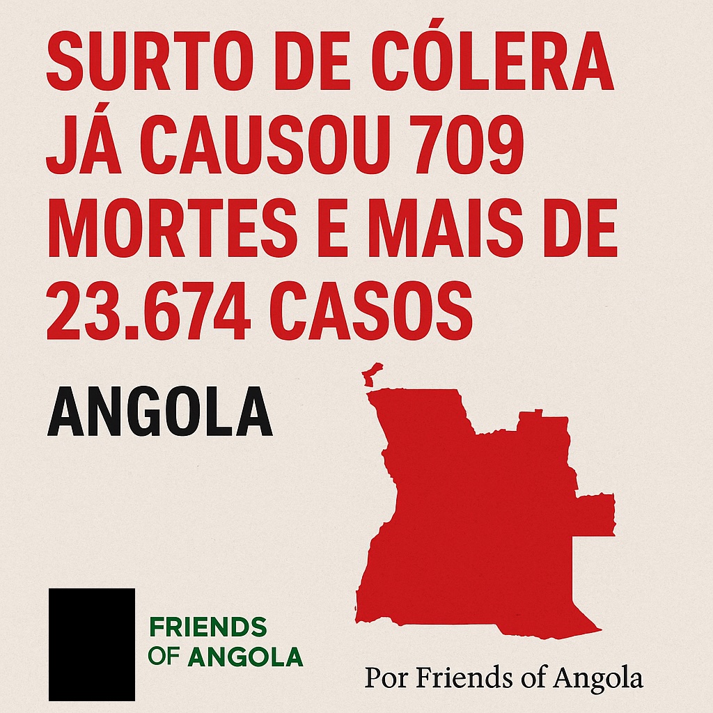 Angola em Alerta: Surto de Cólera Já Causou 709 Mortes e Mais de 23.674 Mil Casos